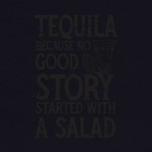 Tequila instead of salad story by Blister